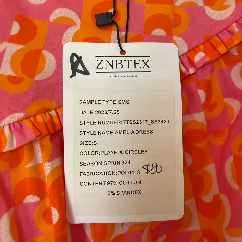 Taylor Tillman Amelia Dress | NWT Rare Sample | size S Fits Medium - Picture 6 of 8